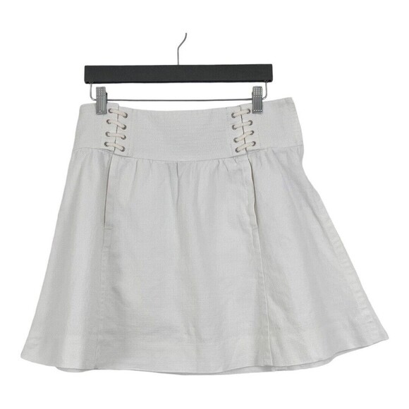 Club Monaco Womens Size 6 White A-Line Skirt - Picture 1 of 4